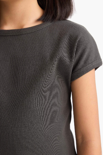 Resim Defacto Kız Çocuk Kısa Kol T-shirt B3053A8AR211