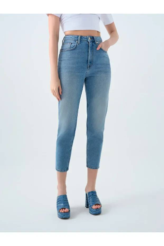 Resim Loft Mom Kadın Jean Pantolon Lf2038773