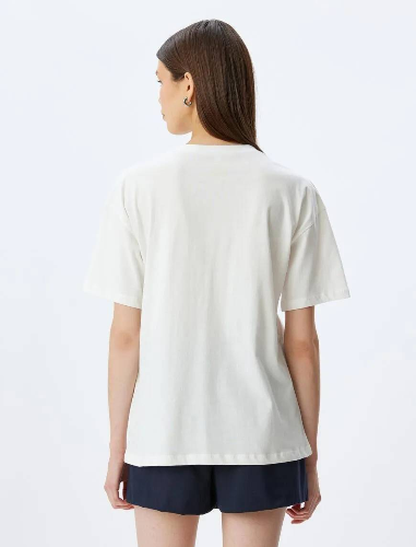 Resim Koton Kadın T-shirt 5SAL10055IK