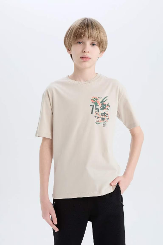 Resim Defacto Erkek Çocuk Kısa Kol T-shirt D9285A8/GR525