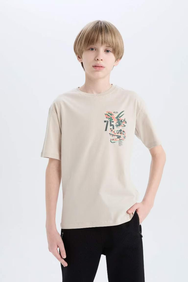 Resim Defacto Erkek Çocuk Kısa Kol T-shirt D9285A8/GR525