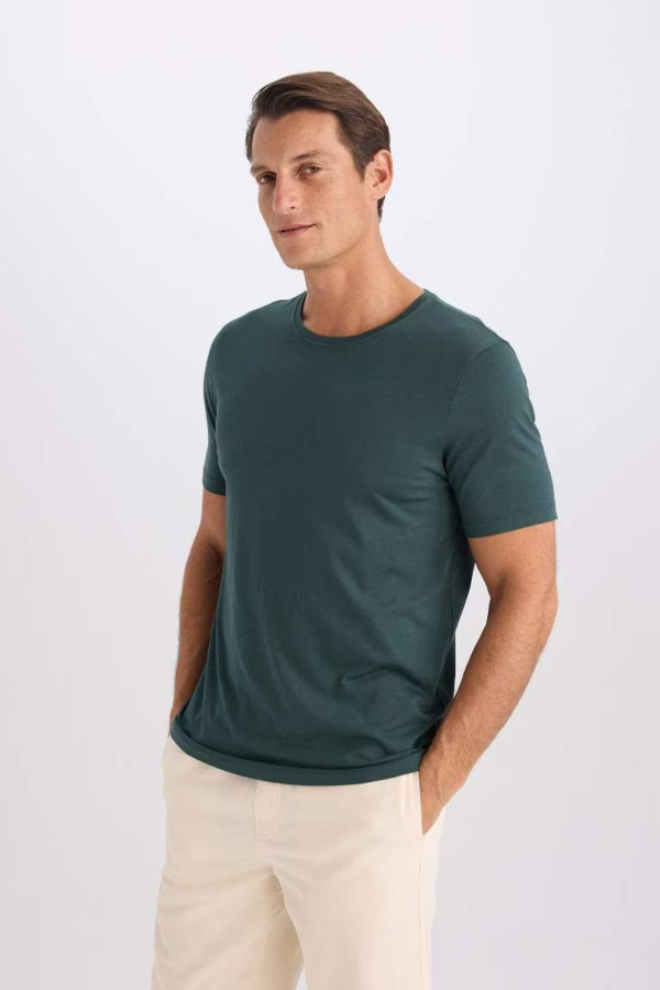 Resim Defacto Erkek  T-shirt M6606AZGN536