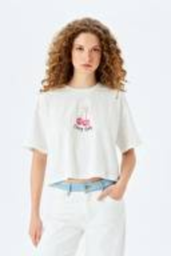 Resim Koton Kadın T-shirt 5SAL10193IK