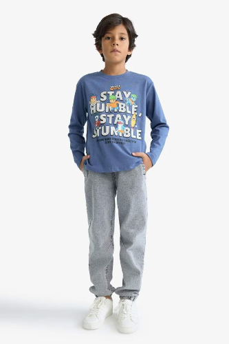 Resim Defacto Erkek Çocuk Uzun Kol T-shirt F5093A8/IN247