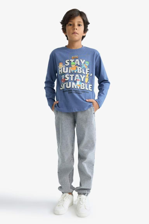 Resim Defacto Erkek Çocuk Uzun Kol T-shirt F5093A8/IN247
