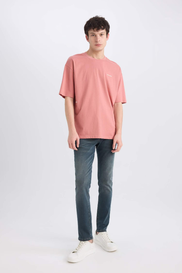 Resim Defacto Erkek  T-shirt E0589AX/BR287