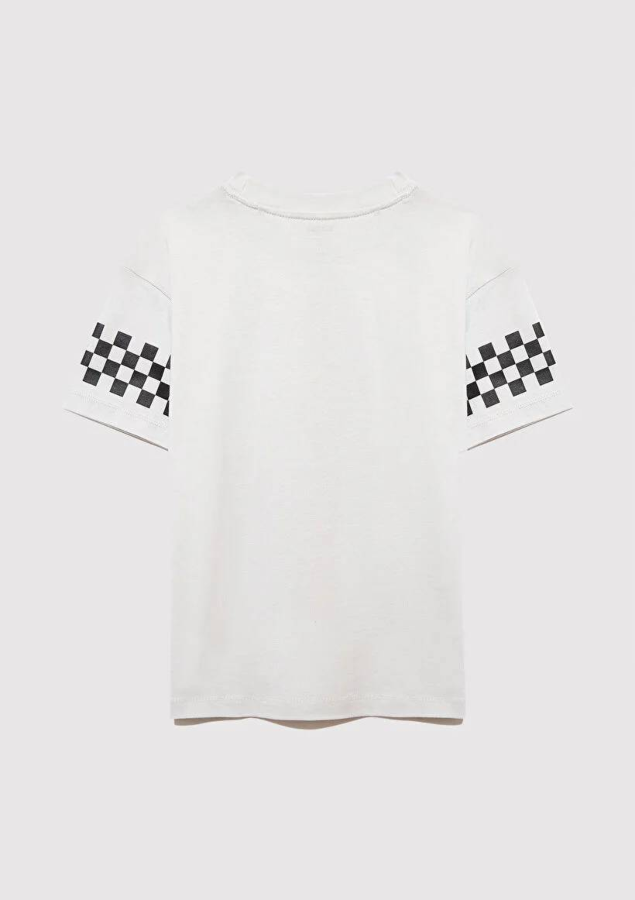 Resim Mavi Hot Wheels Baskılı Erkek Çocuk T-Shirt M6610303-80618