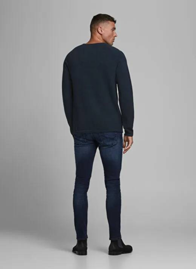 Resim Jack & Jones Jjehıll Knıt Crew Neck Noos Erkek Kazak 12157321