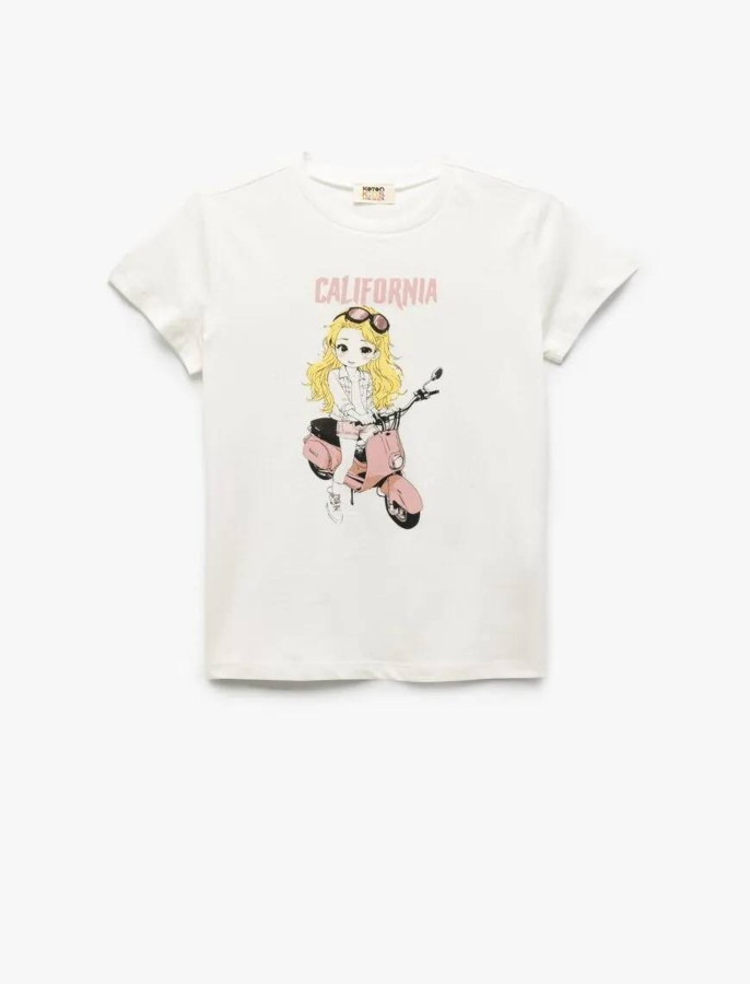 Resim Koton Kız Çocuk T-shirt 5SKG10260AK