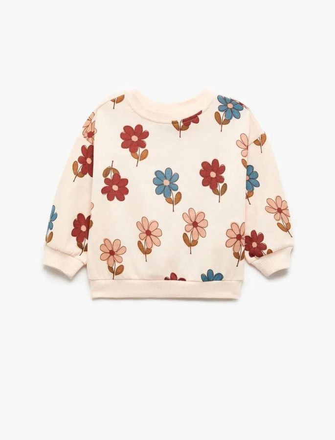 Resim Koton Kız Bebek Sweat 6Wmg10050Ak