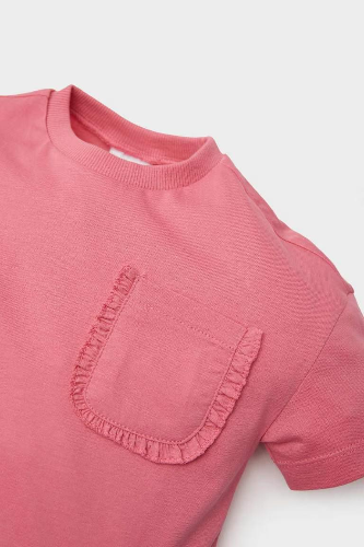 Resim Defacto Kız Bebek Kısa Kol T-shirt B7543A5PN280