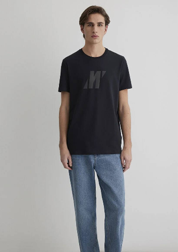 Resim Mavi Muscle Erkek  T-shirt M0612754-71379