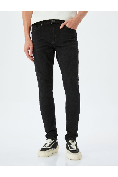 Resim Koton JUSTIN Super Skinny Erkek Jean  Pantolon 5SAM40044ID