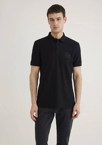Resim Mavi Polo Erkek T-Shirt M0610305-900