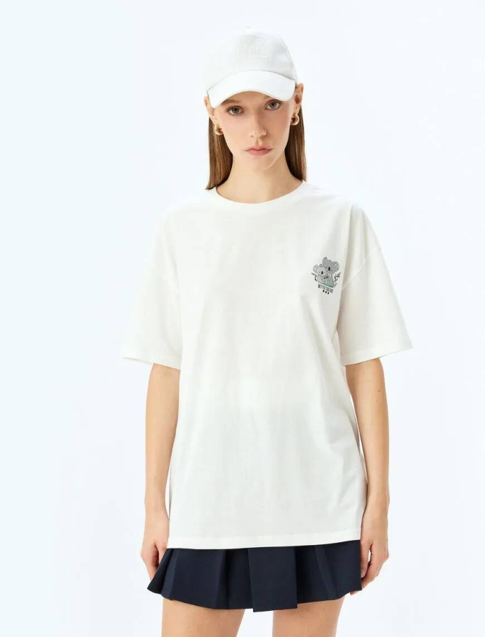 Resim Koton Kadın T-shirt 5SAL10096IK