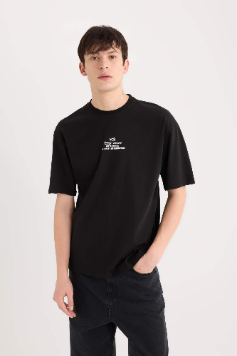 Resim Defacto Erkek  T-shirt D5571AXBK81