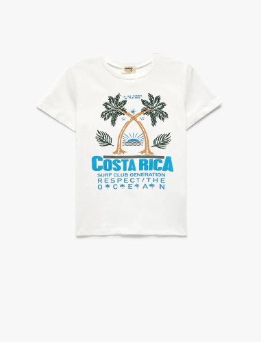 Resim Koton Erkek Çocuk Kısa kol T-shirt 5SKB10215TK