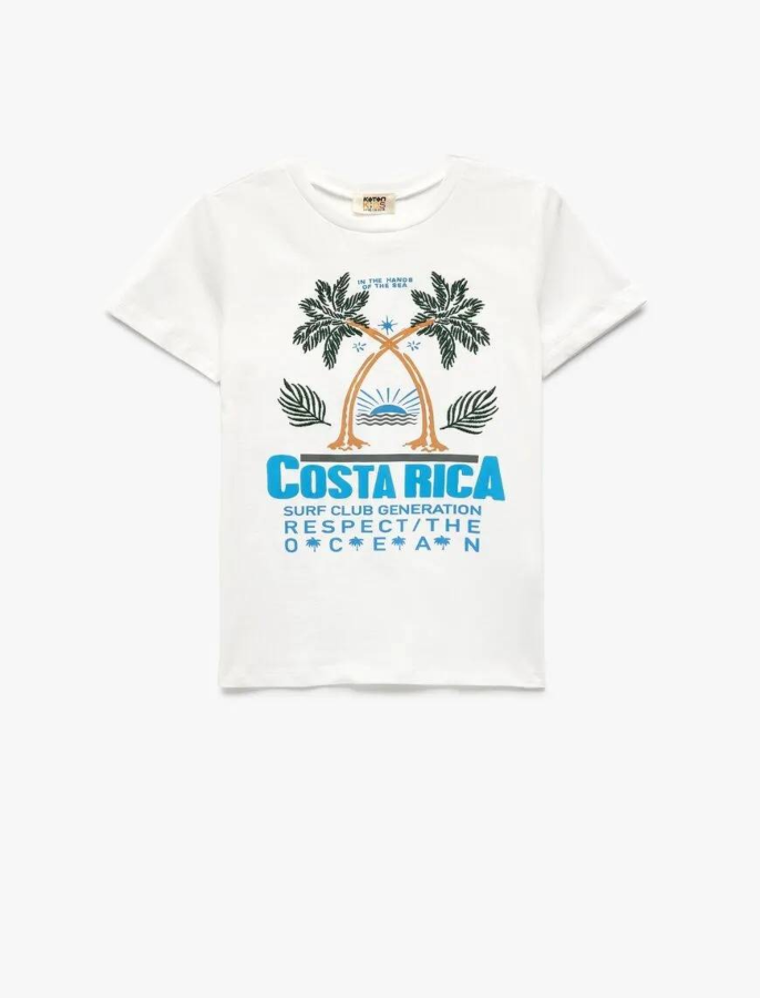 Resim Koton Erkek Çocuk Kısa kol T-shirt 5SKB10215TK