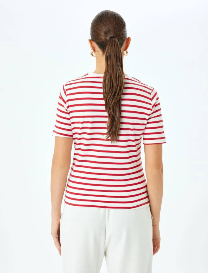 Resim Koton Kadın T-shirt 5SAK50040EK