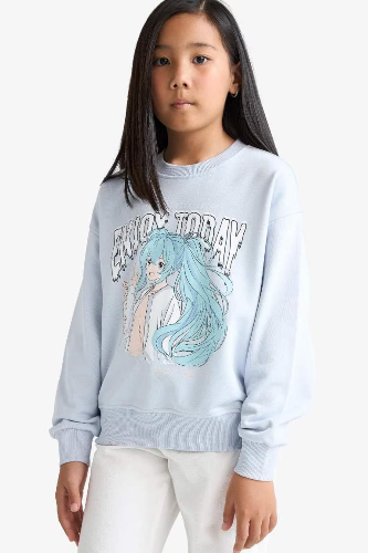 Resim Defacto Kız Çocuk  Sweat E6495A8/BE216