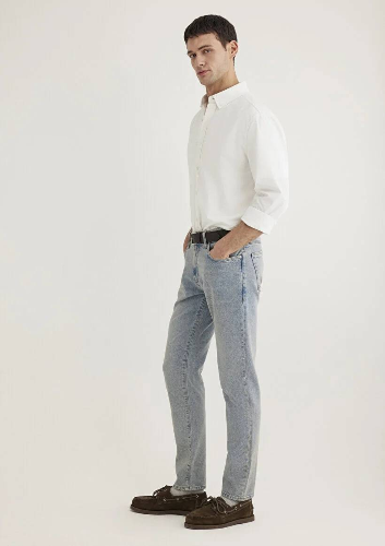 Resim Mavi Milan Dusty Mid Erkek Jean Pantolon M0081089772