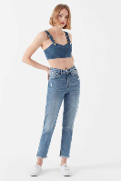 Resim Mavi Star All Blue Kadın Jean Pantolon M101077-30503