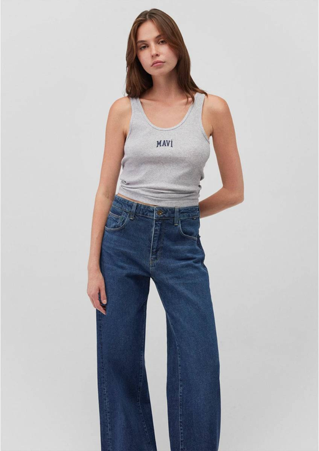 Resim Mavi Logo Kadın T-Shirt M1611899-83096