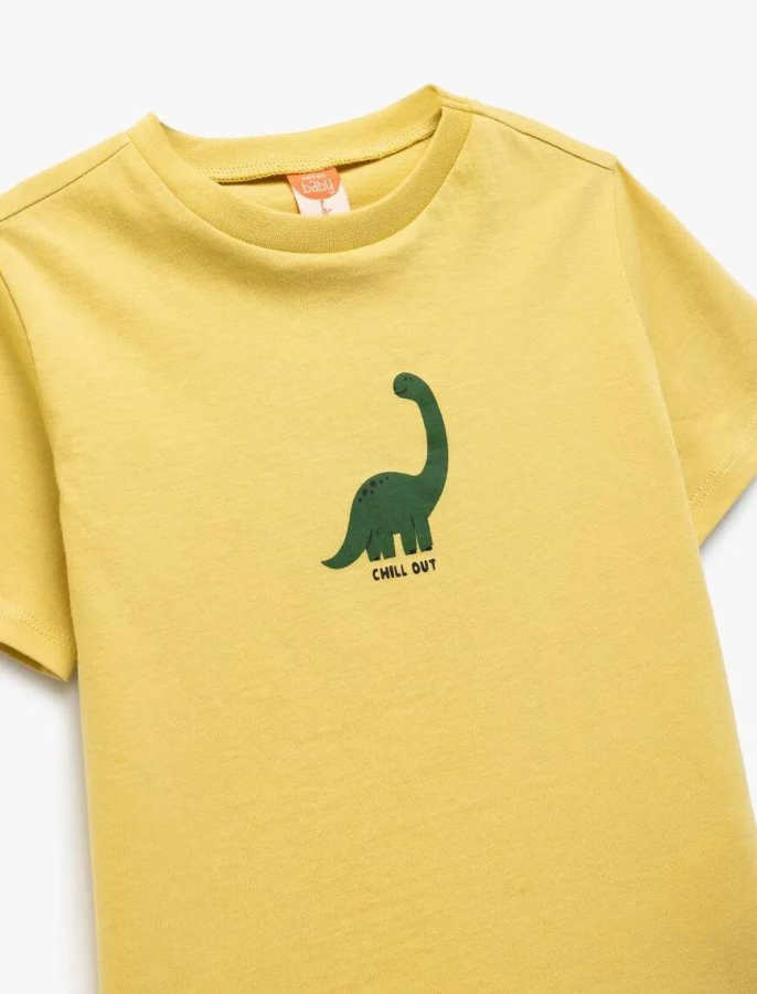Resim Koton Erkek Bebek  T-shirt 5SMB10048TK