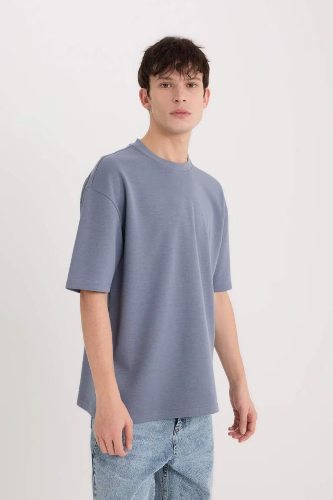 Resim Defacto Erkek  T-shirt X3926AZ/GR504