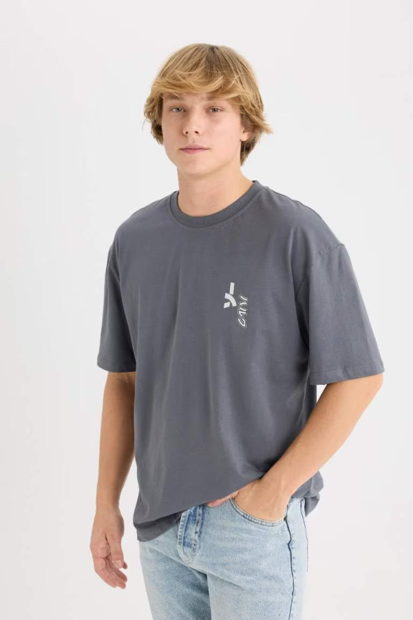 Resim Defacto Erkek  T-shirt D6784AXAR58