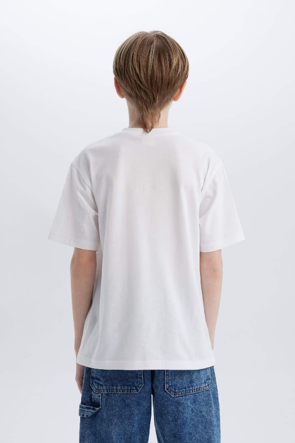 Resim Defacto Erkek Çocuk Kısa Kol T-shirt K1693A6/WT34