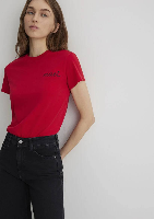 Resim Mavi Semi Slim Kadın  T-shirt M1612962-82054