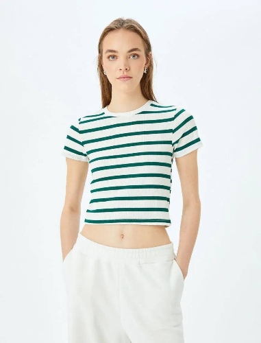 Resim Koton Kadın T-shirt 5SAL10047IK