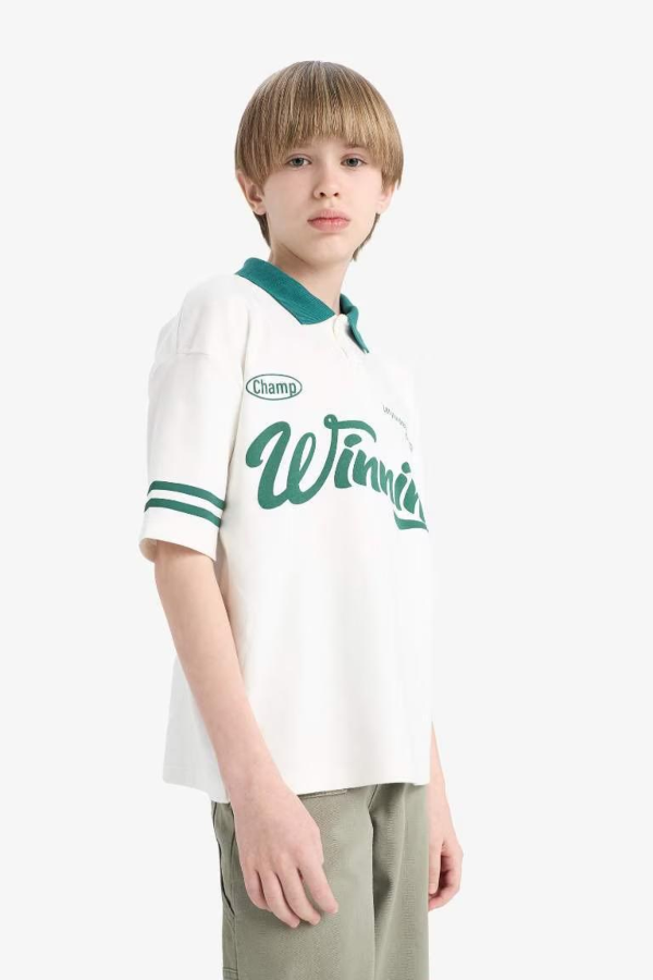 Resim Defacto Erkek Çocuk Kısa Kol T-shirt D9181A8ER105