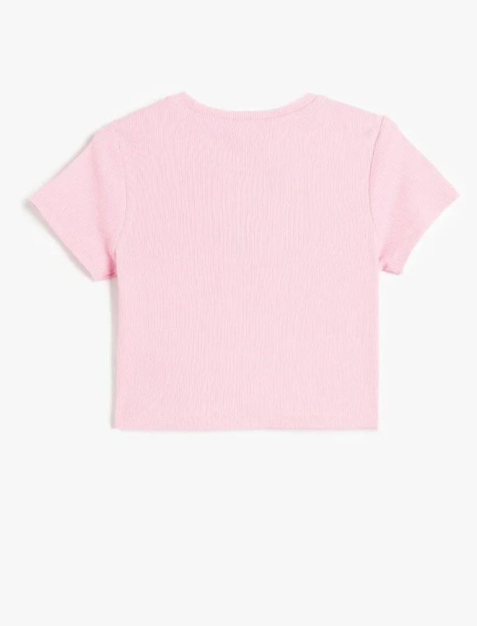 Resim Koton Kız Çocuk Kısa Kol T-shirt 5SKG10099AK