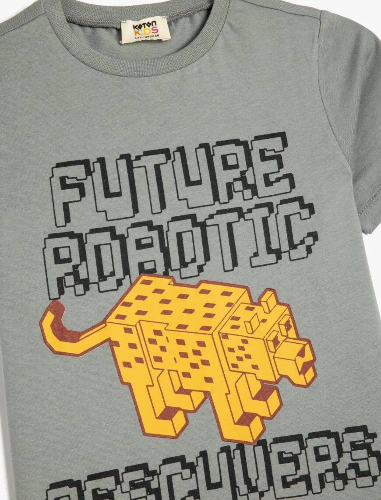 Resim Koton Erkek Çocuk T-shirt 5SKB10129TK