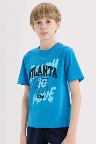 Resim Defacto Erkek Çocuk Kısa Kol T-shirt E0166A8/BE503