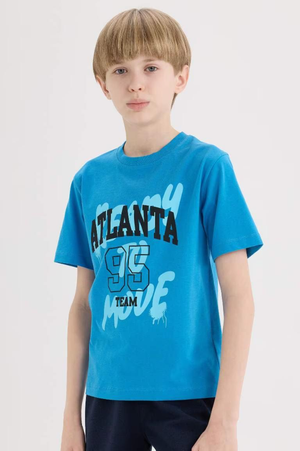 Resim Defacto Erkek Çocuk Kısa Kol T-shirt E0166A8/BE503