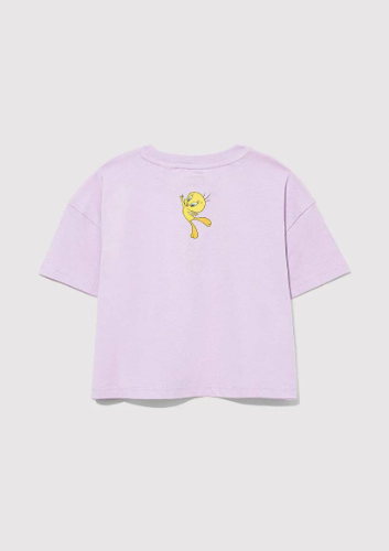 Resim Mavi Kız Çocuk T-shirt