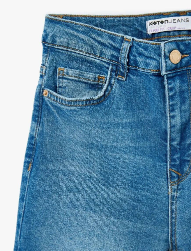Resim Koton Kadın Jean Pantolon 5SAL40110MD