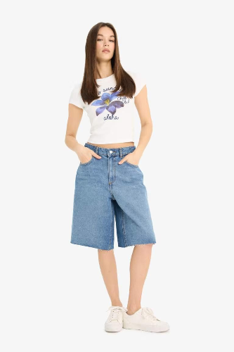 Resim Defacto Kadın T-shirt F1773AX/WT32