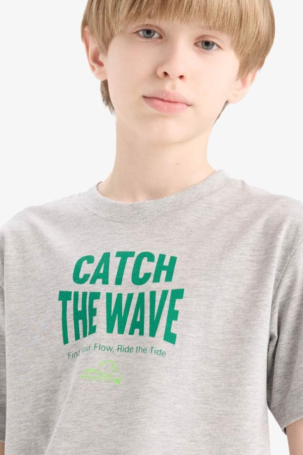 Resim Defacto Erkek Çocuk Kısa Kol T-shirt E0180A8GR400