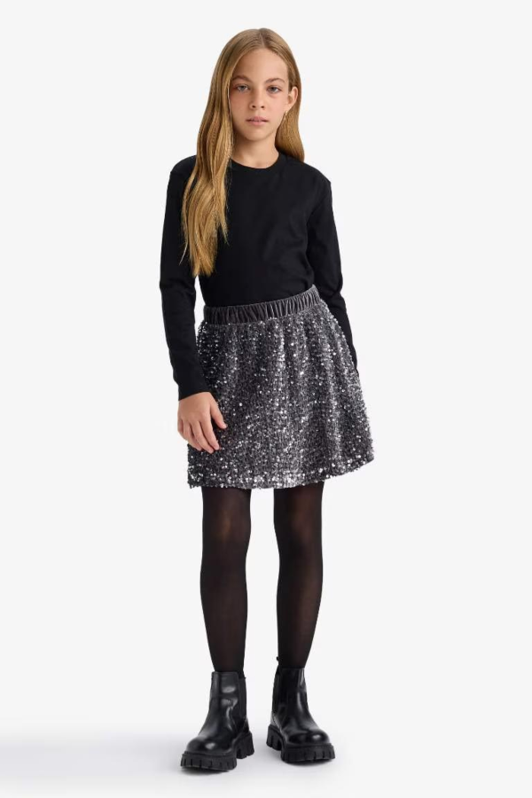 Resim Defacto Kız Çocuk  Sweat U6810A6/BK81