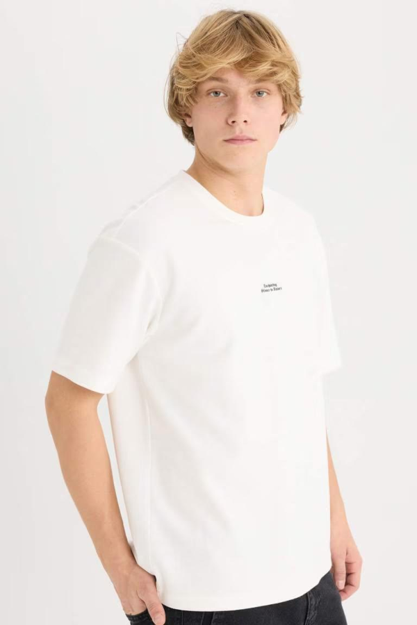 Resim Defacto Erkek  T-shirt D6946AXER105