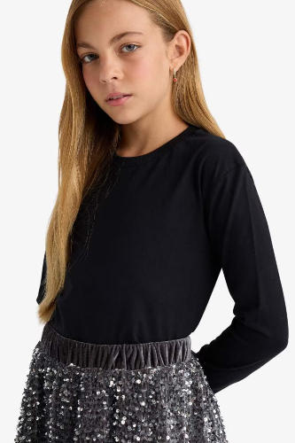 Resim Defacto Kız Çocuk  Sweat U6810A6/BK81
