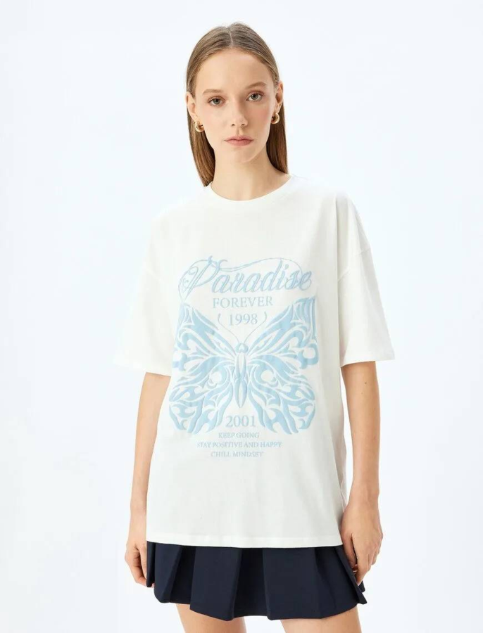 Resim Koton Kadın T-shirt 5SAL10144IK
