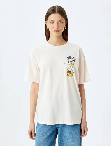 Resim Koton Kadın T-shirt 5SAL10116IK