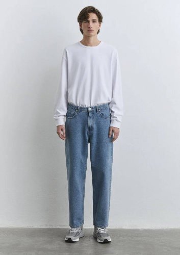 Resim Mavi Mıtte Erkek Jean Pantolon M0010101-87669