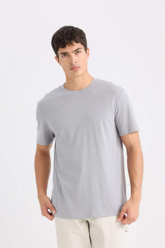 Resim Defacto Erkek  T-shirt V7699AZ/GR89