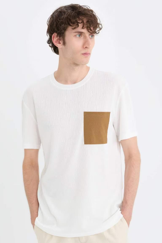 Resim Defacto Erkek  T-shirt B6535AX/WT32